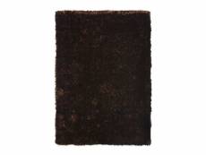 Oslo - tapis à poils longs chocolat 120x170