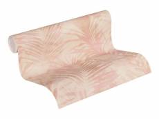 Papier peint feuilles de palmier rose clair - as-374114 - 53 cm x 10,05 m AS-374114