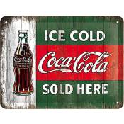 Plaque métallique Coca-cola Ice Cold