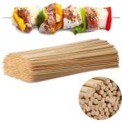 Relaxdays - Piques bois, lot de 500 brochettes barbecue,