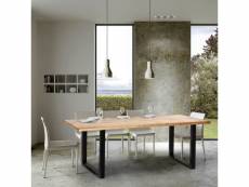 Table à manger design rectangulaire en bois de style