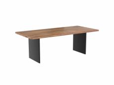 Table en bois et métal agung 200 cm