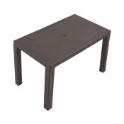 Table rectangulaire d'extérieur 120x70 cm couleur