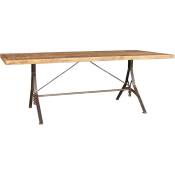 Table rectangulaire en bois massif