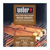 Weber - Wraps cèdre de bois rouge