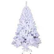 1,8m sapin blanc Sapin de Noël Sapin artificiel unique décoration de Noël ignifuge pour la décoration de Noël - Swanew