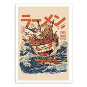 Affiche 50x70 cm - Great Ramen off Kanagawa - Ilustrata