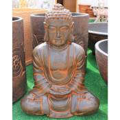 Anaparra - Statue Bouddha réussie 60 cm. Pierre reconstituée