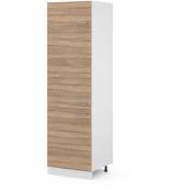 Armoire réfrigerateur „R-Line“ 60cm Chêne clair/Blanc