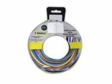 Bobine fil électrique 2,5mm 3 câbles (bleu, marron, vert et jaune) 10mts de chaque couleur.30mts E3-28441