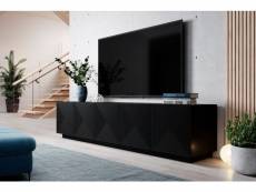 Bobochic meuble tv 200 cm alice noir