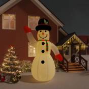 Bonhomme de neige gonflable avec LED 455 cm
