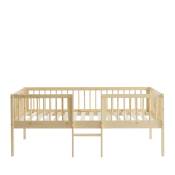 Cadre de lit pour enfant avec échelle en bois 90x190cm