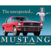 Décoration métallique Mustang The Unexpected 40.5