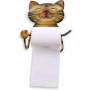 Ersandy - Tooarts Chat Porte-Papier Toilette en Fer