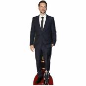 Figurine en carton taille réelle Tobey Maguire sur le tapis rouge aka Spiderman 173 cm - Noir