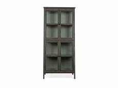Herritage - armoire design asymétrique en bois - couleur - noir 800572-Z