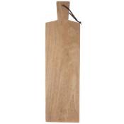 Planche à découper rectangle en bois avec poignée