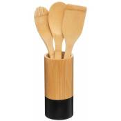 Set d'accessoires de cuisine, 3 x spatule+support,