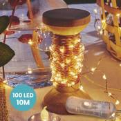 Skylantern - Guirlande led Cuivre 10M - Bobine 10M Guirlande Lumineuse led - Guirlande LEDs pour Deco Chambre, déco de Noël, Ambiance poétique et