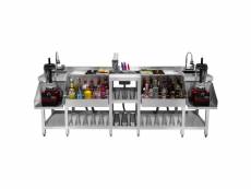 Station jumelle compacte professionelle bar cocktails