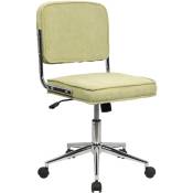 Svita - liv Chaise de bureau Chaise de bureau réglable en hauteur avec roulettes Vert