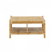 Table basse extérieur en bois 90x90cm