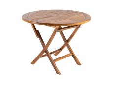 Table d'appoint ronde de 100 cm en bois de teck X86718214