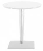 Table ronde TopTop - Dr. YES / Ø 60 cm - Kartell blanc en plastique