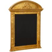 Tableau noir avec cadre en bois doré Chevalet Tableau
