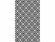 "tapis black&white carreaux dimensions - 120x180" TPS_BLWH_CARR_120