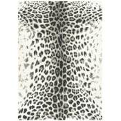 Tapis Bobochic Tapis poils ras meryl motif léopard 160x230 Imprimé léopard noir - Imprimé léopard noir