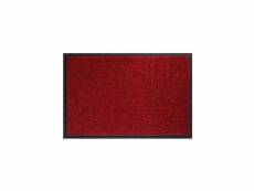 Tapis d?entrée twister - rouge - 40x60 cm - support vinyl antidérapant