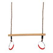 Trapeze en bois avec anneaux 2521076 - Swingking