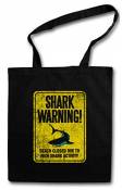 Urban Backwoods Shark Warning Sign II Réutilisable Pochette Sac De Courses en Coton
