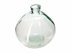Vase rond verre recyclé d45 transparent - atmosphera