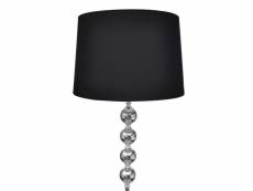 Vidaxl lampadaire avec support haut décoration à 4 boules noir 240903