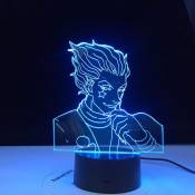 100pcs Anime Hunter X Decor Light 3D Illusion Lamp