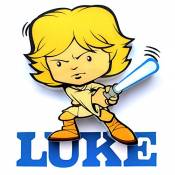 3D Light FX Star Wars Luke Applique murale LED 3D