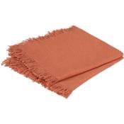 Atmosphera - Lot de 2 serviettes de table Maha rose