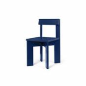 Chaise enfant Ark / Assise : H 30 cm - Ferm Living bleu en bois