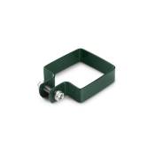 Collier de fixation carré 80 x 80 mm pour portillon grillagé Vert - Vert