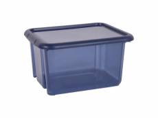 Eda plastique boîte de rangement funny box 30 l - bleu profond acidulé - 44 x 36 x 25 cm EDA3086960243685
