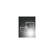 Fabas Luce - Plafonnier led moderne bard 52W Anthracite 3394-66-282