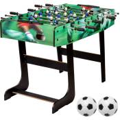 GAMES PLANET® Table de Baby-foot - 121 x 101 x 79
