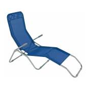 Garden Friend - Chaise longue basculante bleue