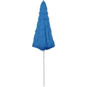 Inlife - Parasol de plage Bleu 300 cm