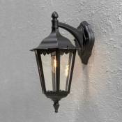 Konstsmide Lighting - Konstsmide Firenze Grande lanterne d'extérieur classique vers le bas noir mat, IP43
