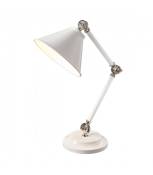 Lampe Provence Element, blanc / nickel poli