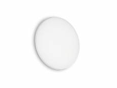 Led extérieure ronde simple flush blanc ip65, 3000k